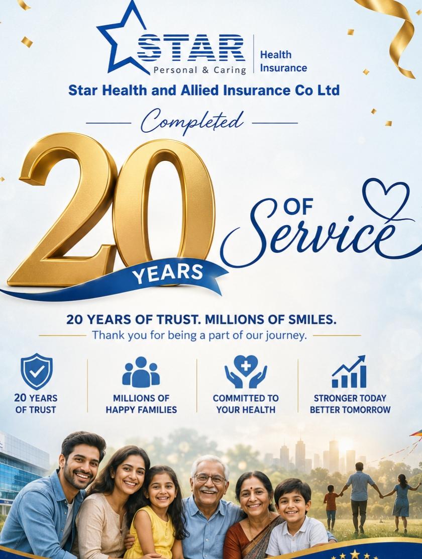 🛡️ കേരളത്തിൽ 20 വർഷം പിന്നിട്ട് Star Health